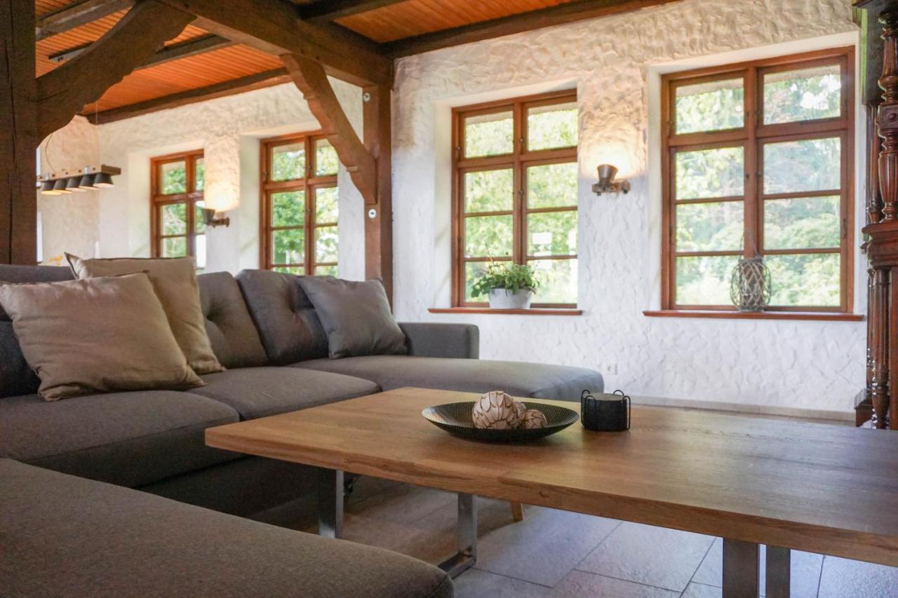 Ruhe Unter Reet-Haus Mit Sauna, Whirlpool Und Kamin Gnarrenburg Extérieur photo