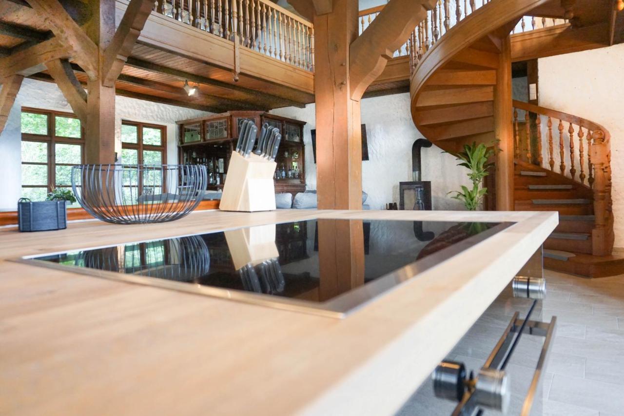 Ruhe Unter Reet-Haus Mit Sauna, Whirlpool Und Kamin Gnarrenburg Extérieur photo