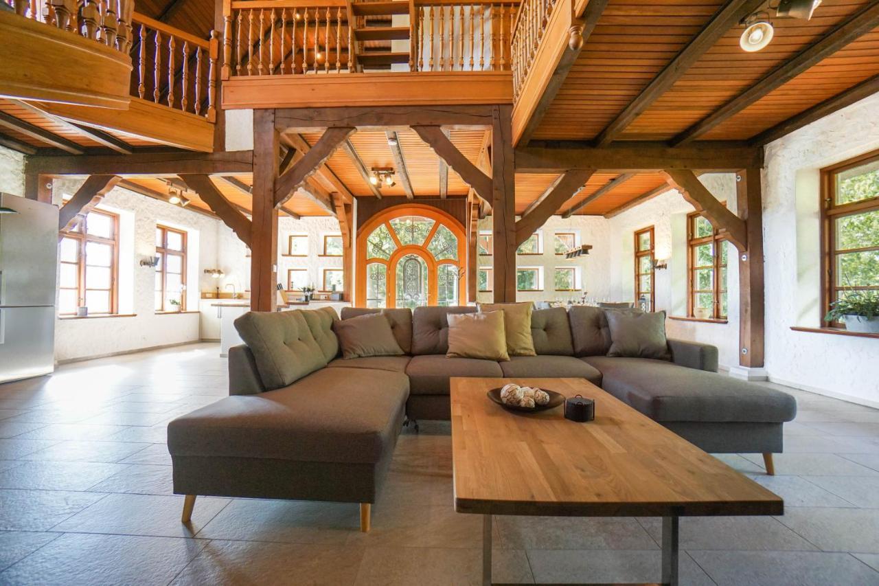 Ruhe Unter Reet-Haus Mit Sauna, Whirlpool Und Kamin Gnarrenburg Extérieur photo